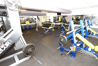 body building room corner view