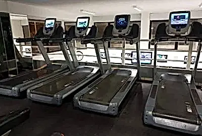 treadmills upstairs