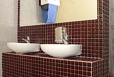 womens locker room sinks