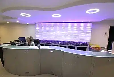 reception front view