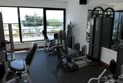 upstairs view to the beach