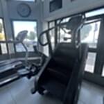 Stair machine downstairs