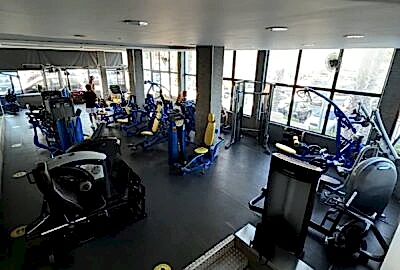 Downstair machines from upstairs view